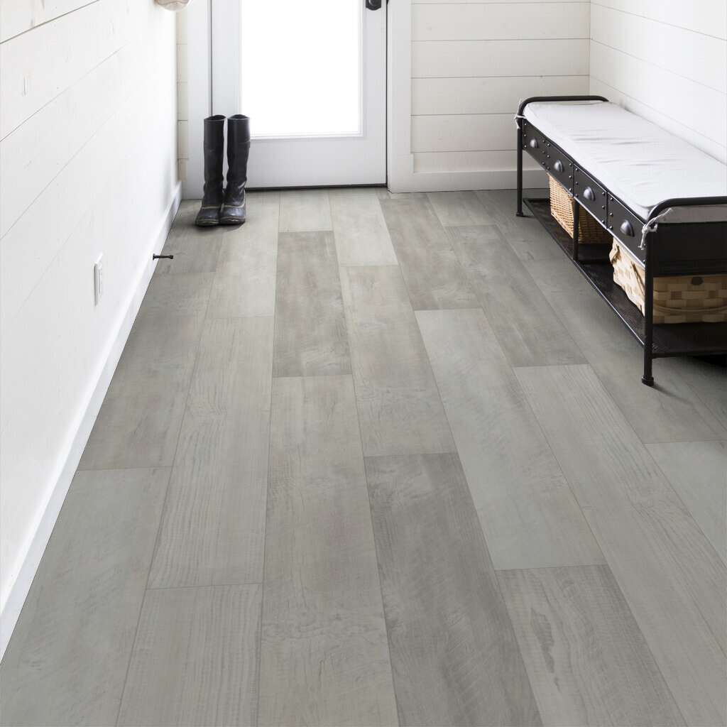 Distressed Pine luxury vinyl flooring