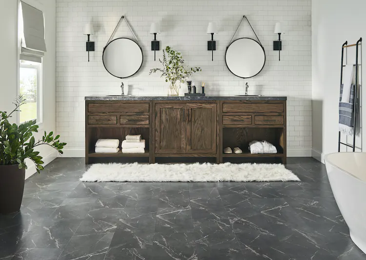 baltic_stone-storm lvt-living room, vinyl tiles